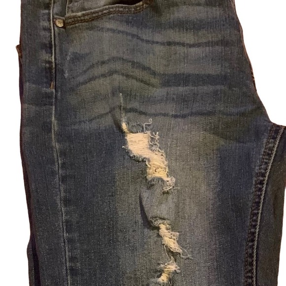 Altar’d State Straight leg Stretch Distressed Jeans (Women's 25) - Picture 2 of 6